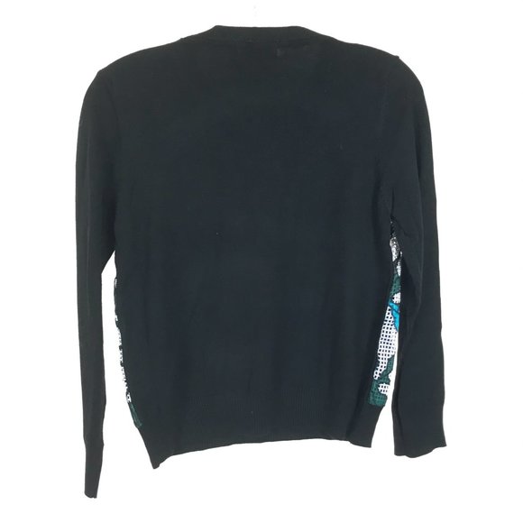 NWT Womens Size Small N by Nancy Yang Retro Floral Print Pullover Knit Sweater - Picture 3 of 3